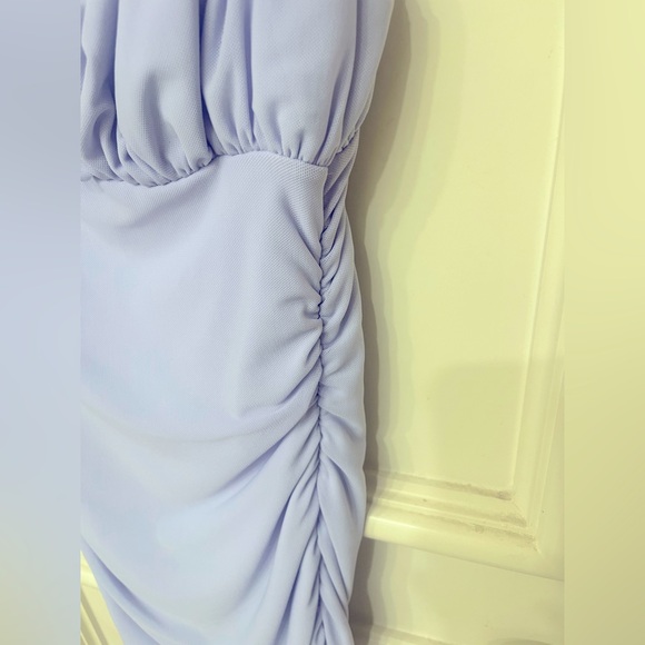 🎉HP🎉Princess Polly Penney Lilac Shirred Mini Dress US 4 - Picture 3 of 6